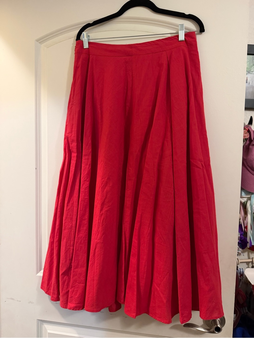 Altar'd State Bright Red Ruffle Set - Picture 2 of 5